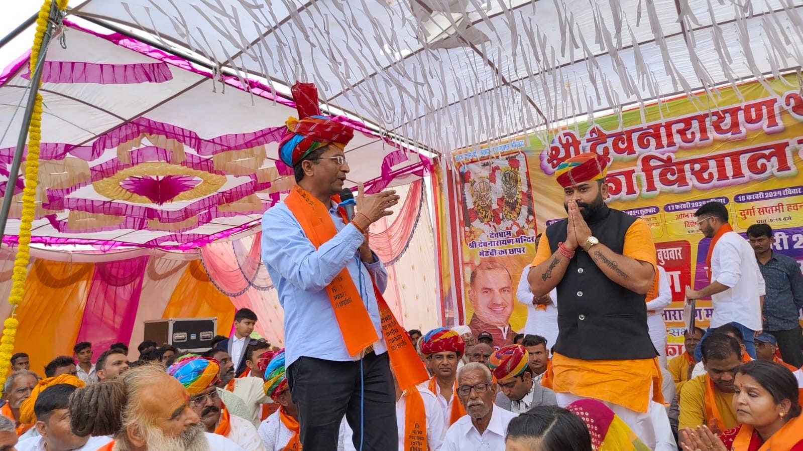 देव धाम श्री देव नारायण मन्दिर — मेंहदी का छापर, बहेलिया गाँव